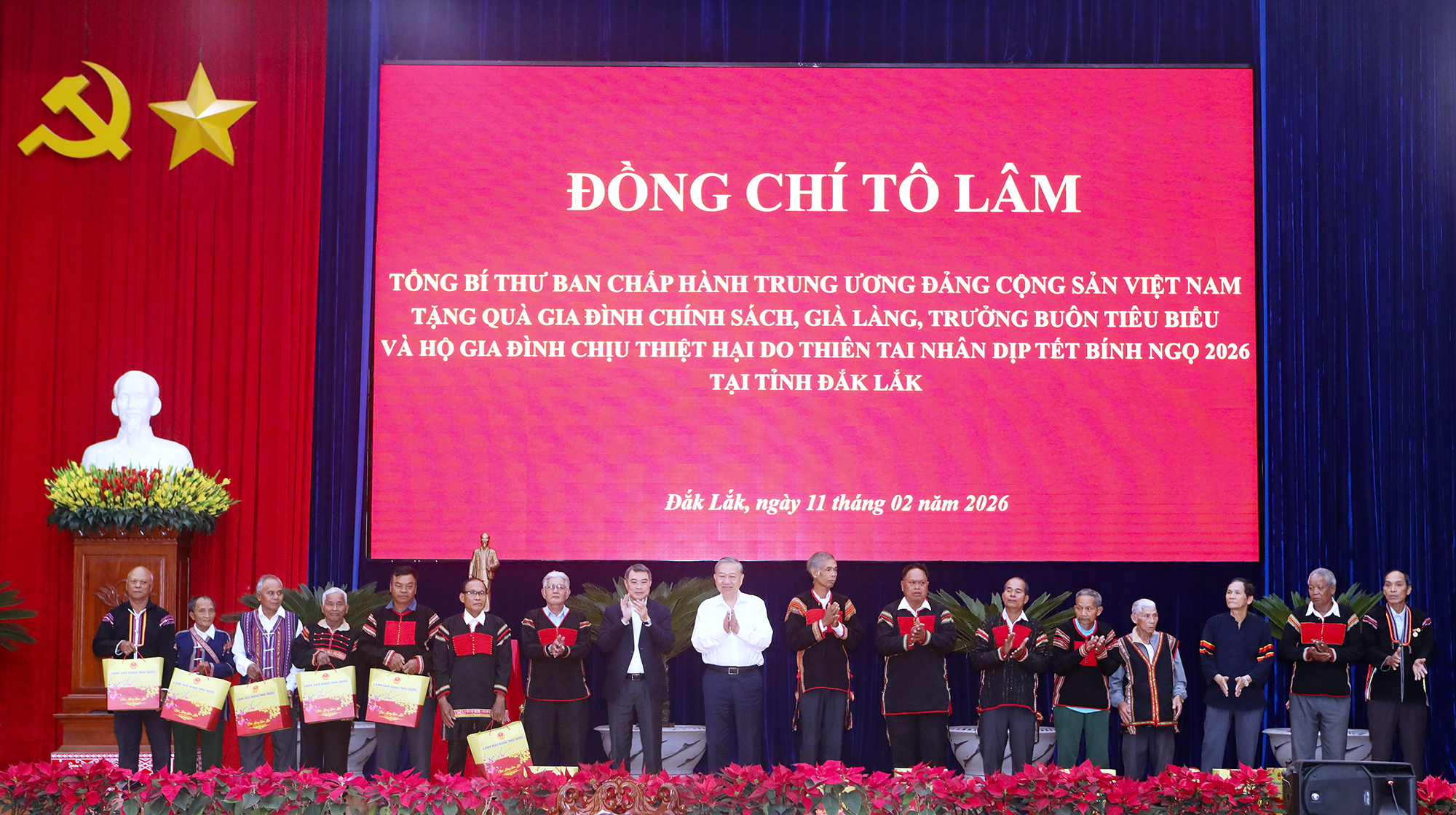 Tổng Bí thư Tô Lâm thăm, chúc Tết Đảng bộ, chính quyền, Nhân dân tỉnh ...