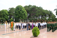 Lễ viếng Nghĩa trang Liệt sĩ tỉnh nhân kỷ niệm 78 năm Ngày Thương binh - Liệt sĩ