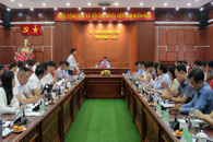 Chủ tịch UBND tỉnh làm việc với các địa phương ven biển phía Đông tỉnh