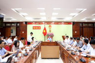 UBND tỉnh làm việc với Sở Tài chính về kịch bản tăng trưởng kinh tế hai con số của ngành