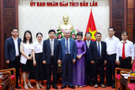 Phó Chủ tịch UBND tỉnh Trương Công Thái tiếp Quỹ Phát triển khu vực hạnh phúc (Hàn Quốc)