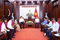 Chủ tịch UBND tỉnh Đỗ Hữu Huy tiếp và làm việc với Công ty TNHH Năng lượng Hoa Nam