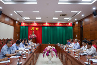 UBND tỉnh làm việc với Đoàn công tác Bộ Tài chính về giải ngân vốn Dự án cao tốc Khánh Hòa - Buôn Ma Thuột