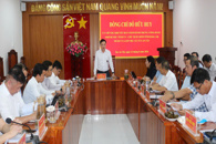 Chủ tịch UBND tỉnh Đỗ Hữu Huy làm việc với UBND xã Tuy An Tây