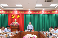 UBND tỉnh làm việc với Chủ đầu tư dự án Đầu tư xây dựng và kinh doanh kết cấu hạ tầng Khu công nghiệp Phú Xuân