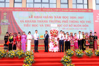 Khai giảng năm học 2026 - 2027 và khánh thành Trường Phổ thông nội trú Tiểu học và Trung học cơ sở Buôn Đôn