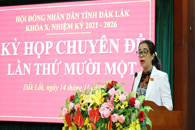 Kỳ họp Chuyên đề lần thứ Mười một, HĐND tỉnh: Thông qua Quy hoạch tỉnh Đắk Lắk thời kỳ 2021 - 2030, tầm nhìn đến năm 2050